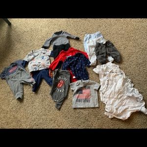 Baby Boy Bundle (3 mos) Mostly Carter’s & Gerber